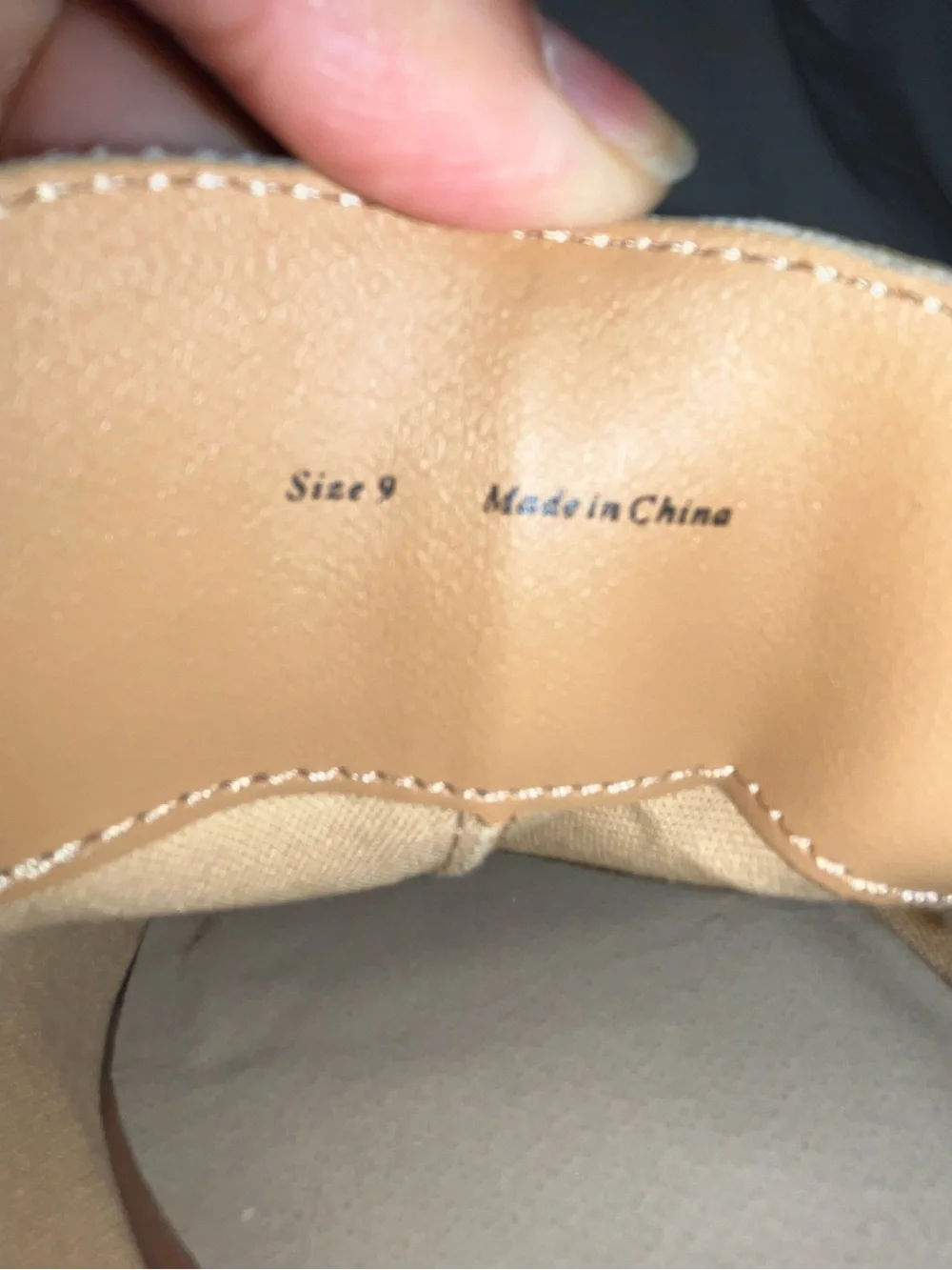 Dolce Vita Light Brown Alma Faux Leather Wedge Heel Loafer